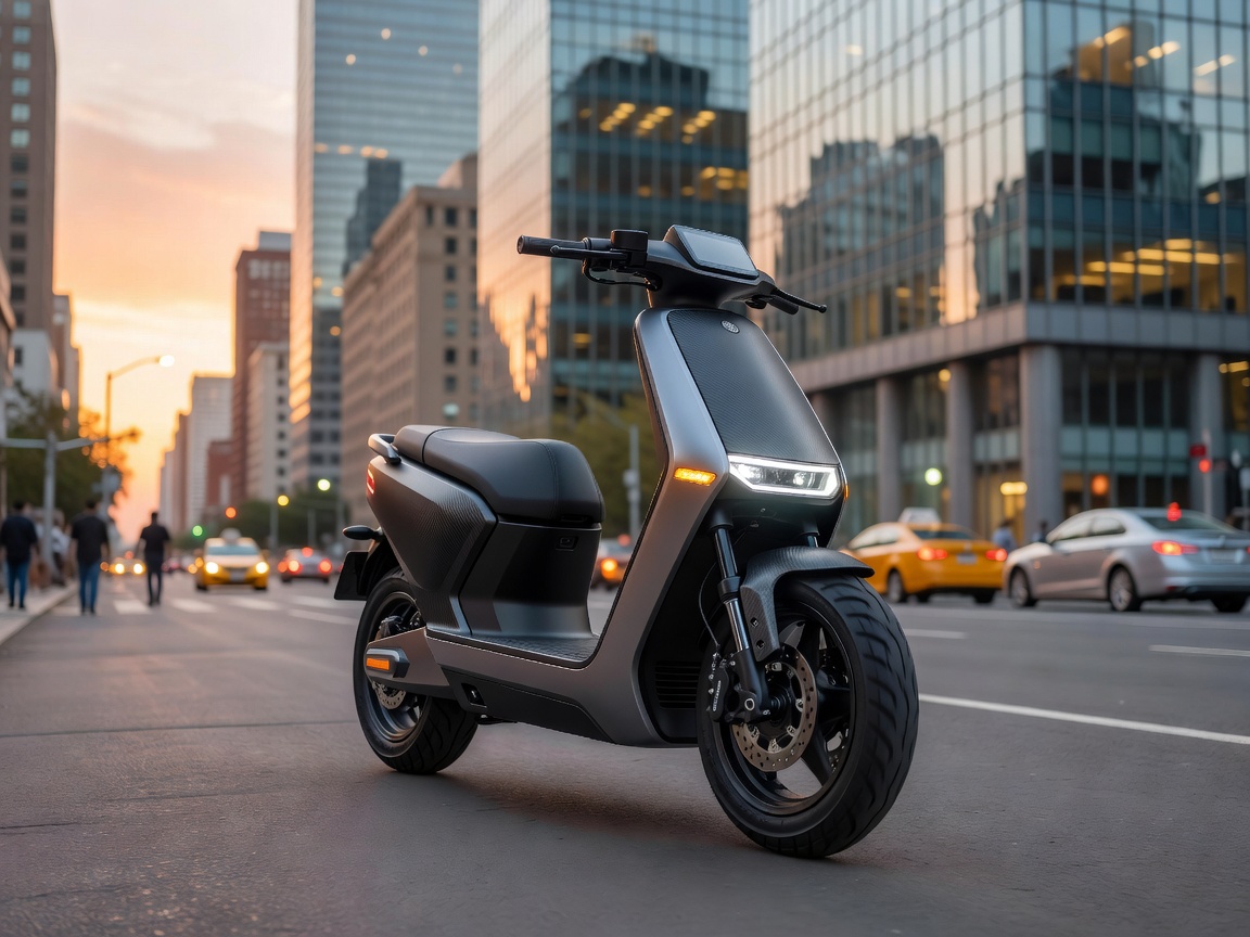 Moderner Roller für die städtische Mobilität