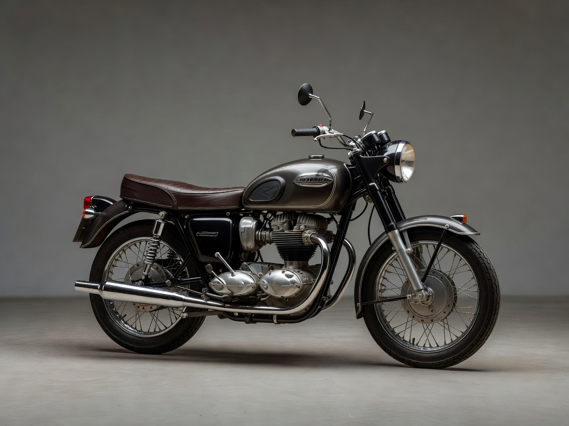 Standard Motorrad mit klassischen Linien